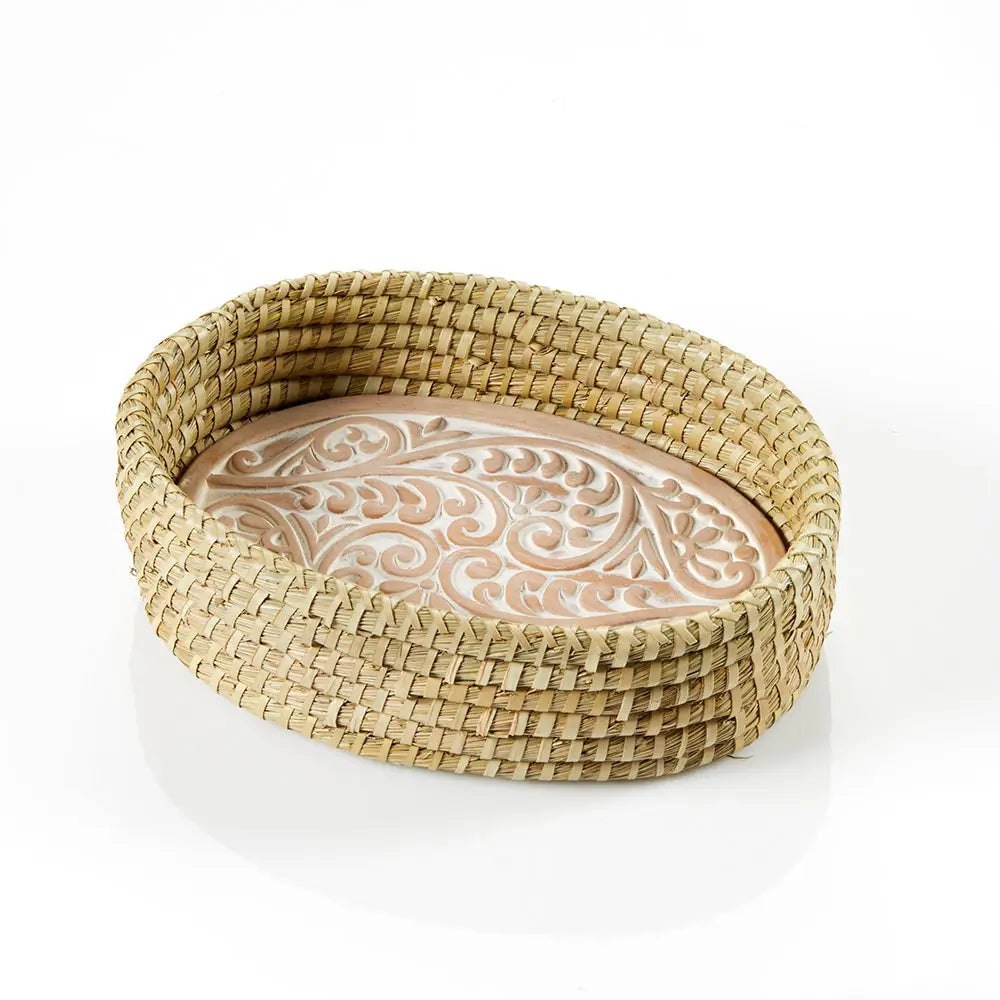 Lidded Double Vine Breadwarmer (*Local Pickup/Local Delivery Only)