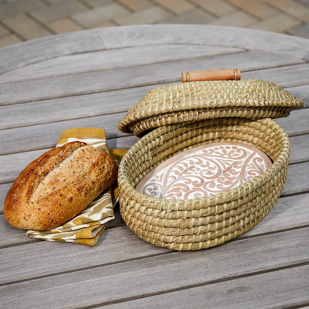 Lidded Double Vine Breadwarmer (*Local Pickup/Local Delivery Only)