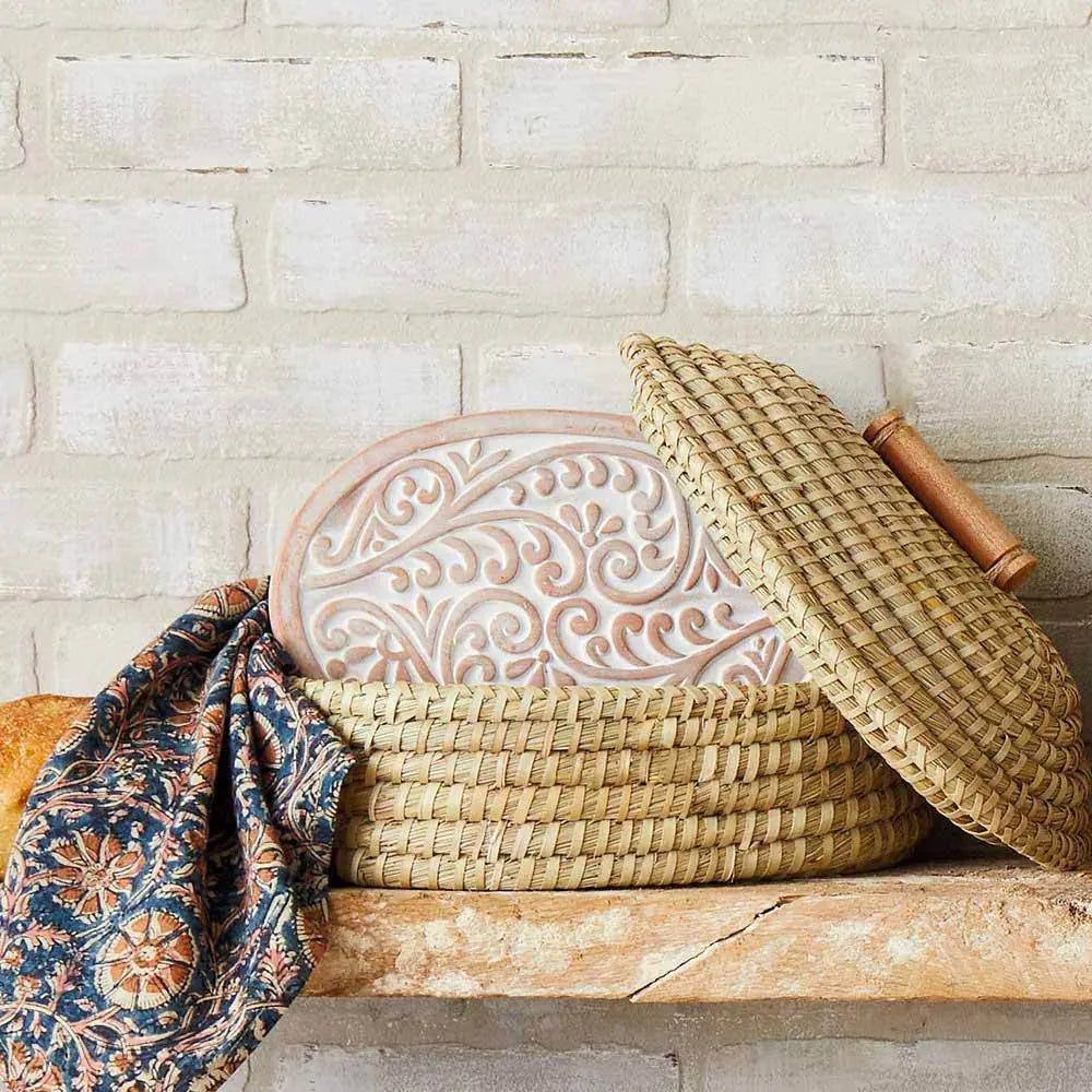 Lidded Double Vine Breadwarmer (*Local Pickup/Local Delivery Only)