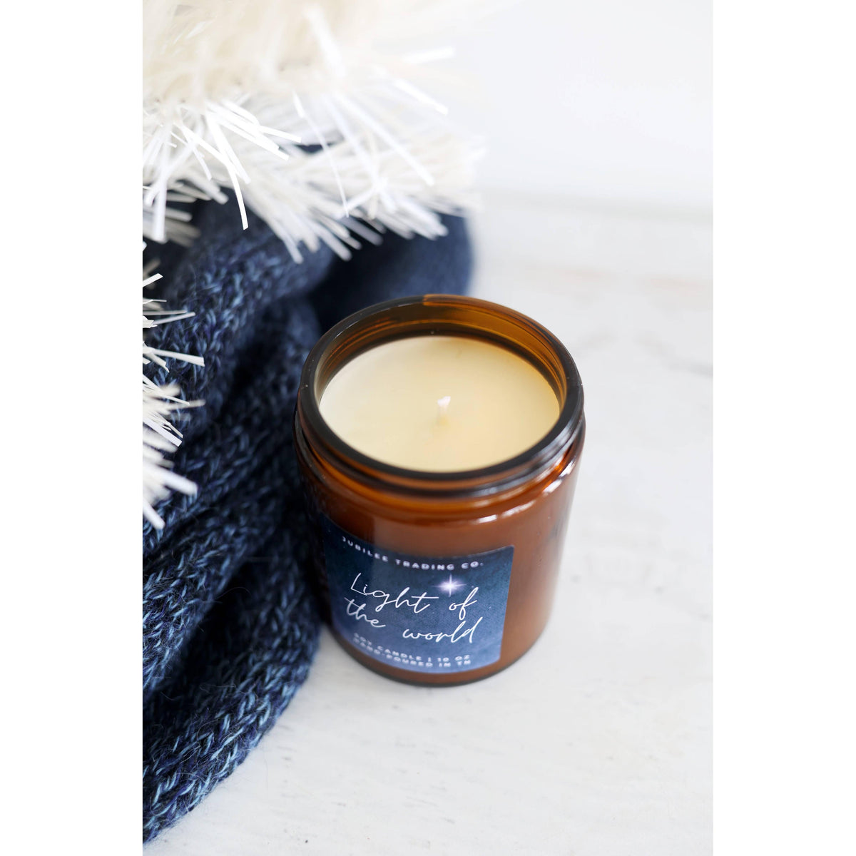 "Light Of The World" Candle