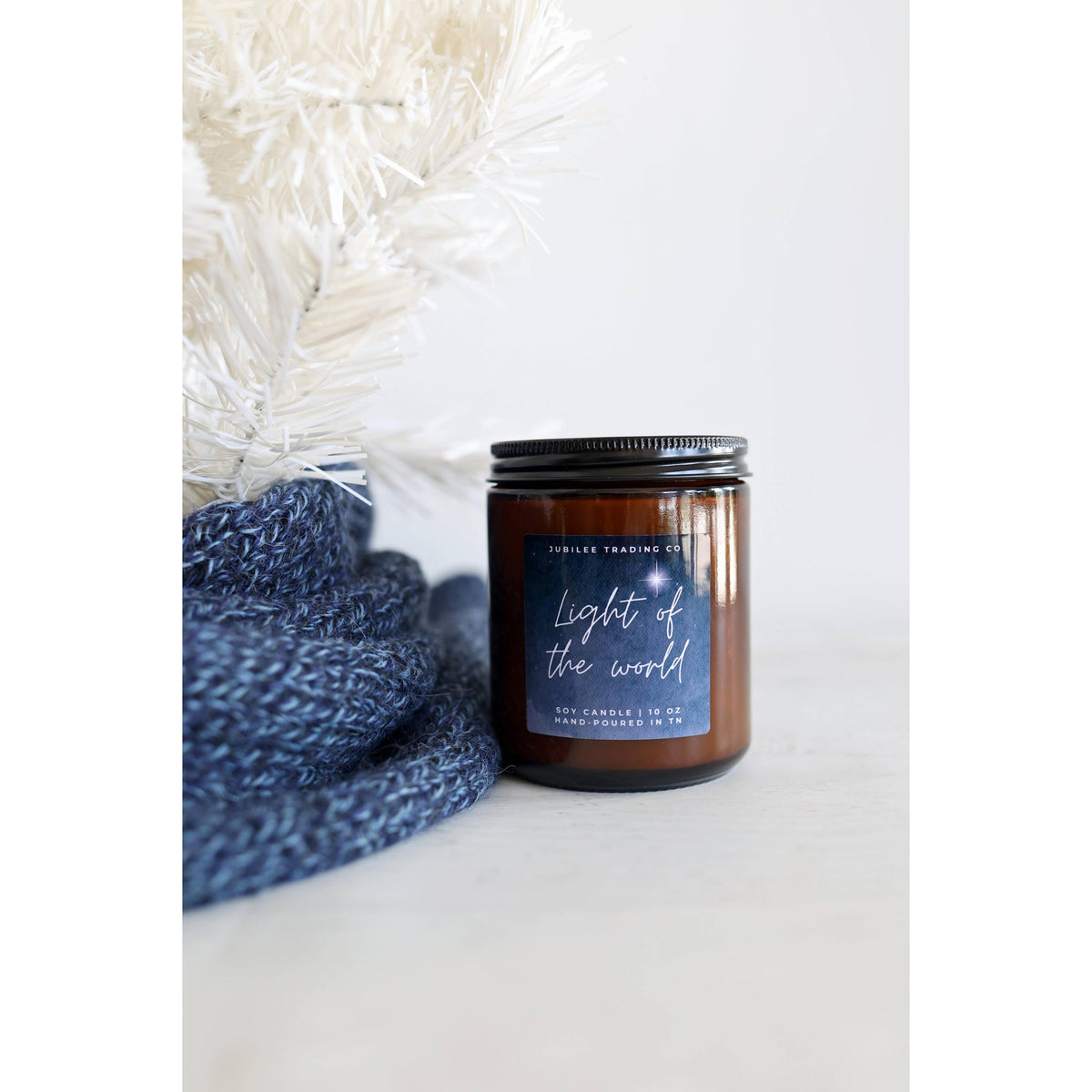 "Light Of The World" Candle