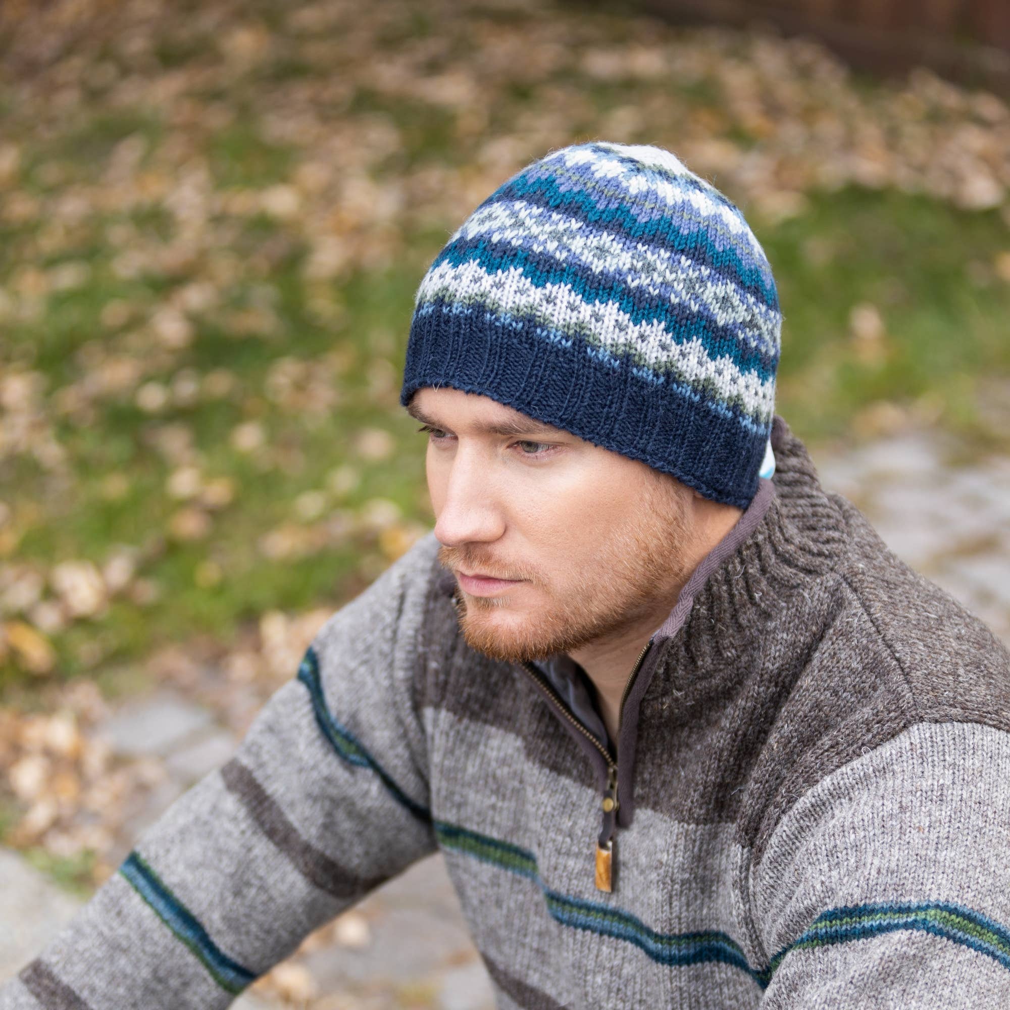 Lincoln Wool Knit Beanie Hat