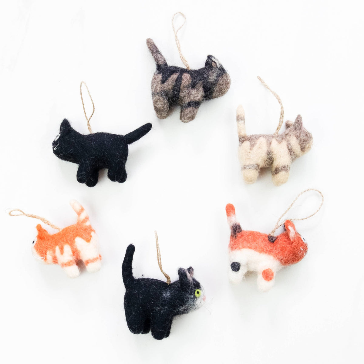 Little Cat Ornament- Assorted- Sold Individually