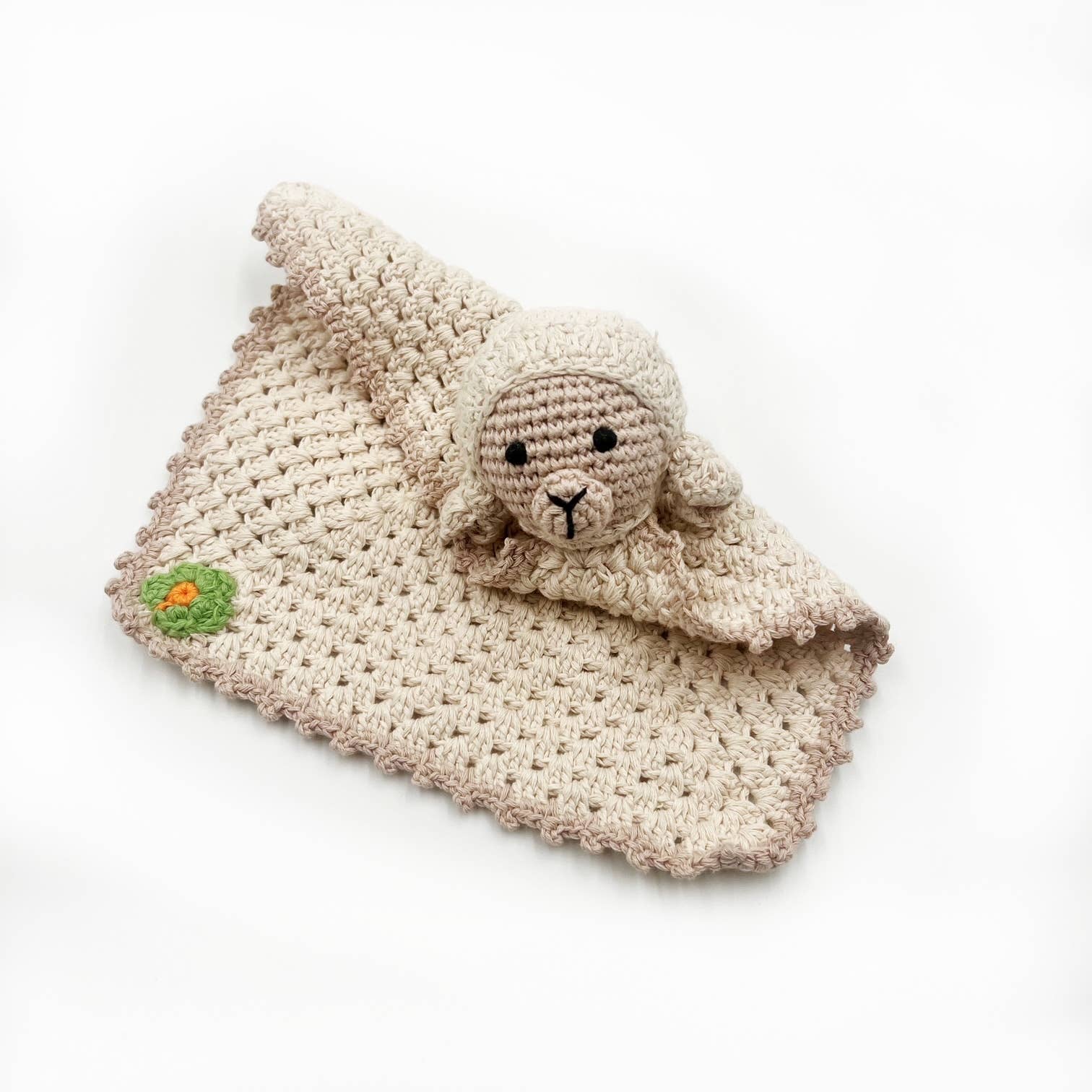 Little Lamb Lovey - Organic Cotton Soother