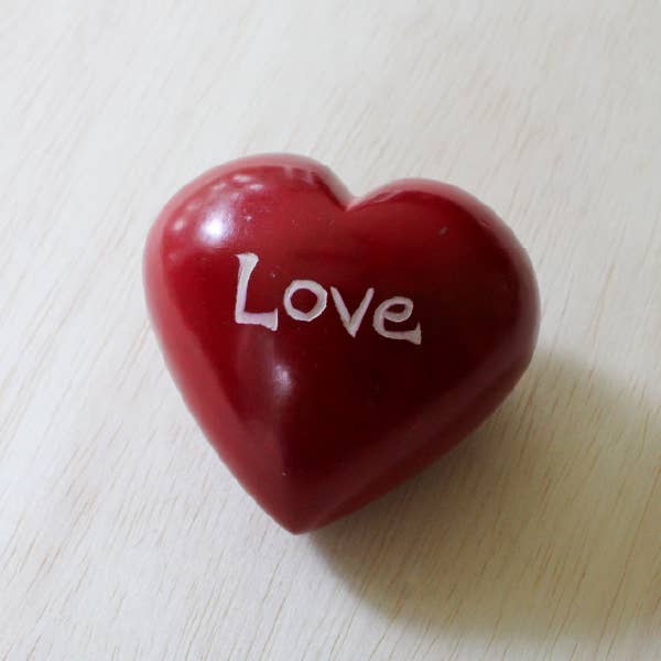 Love Heart Paperweight- Sold Individually (*Local Pickup/Local Delivery Only)
