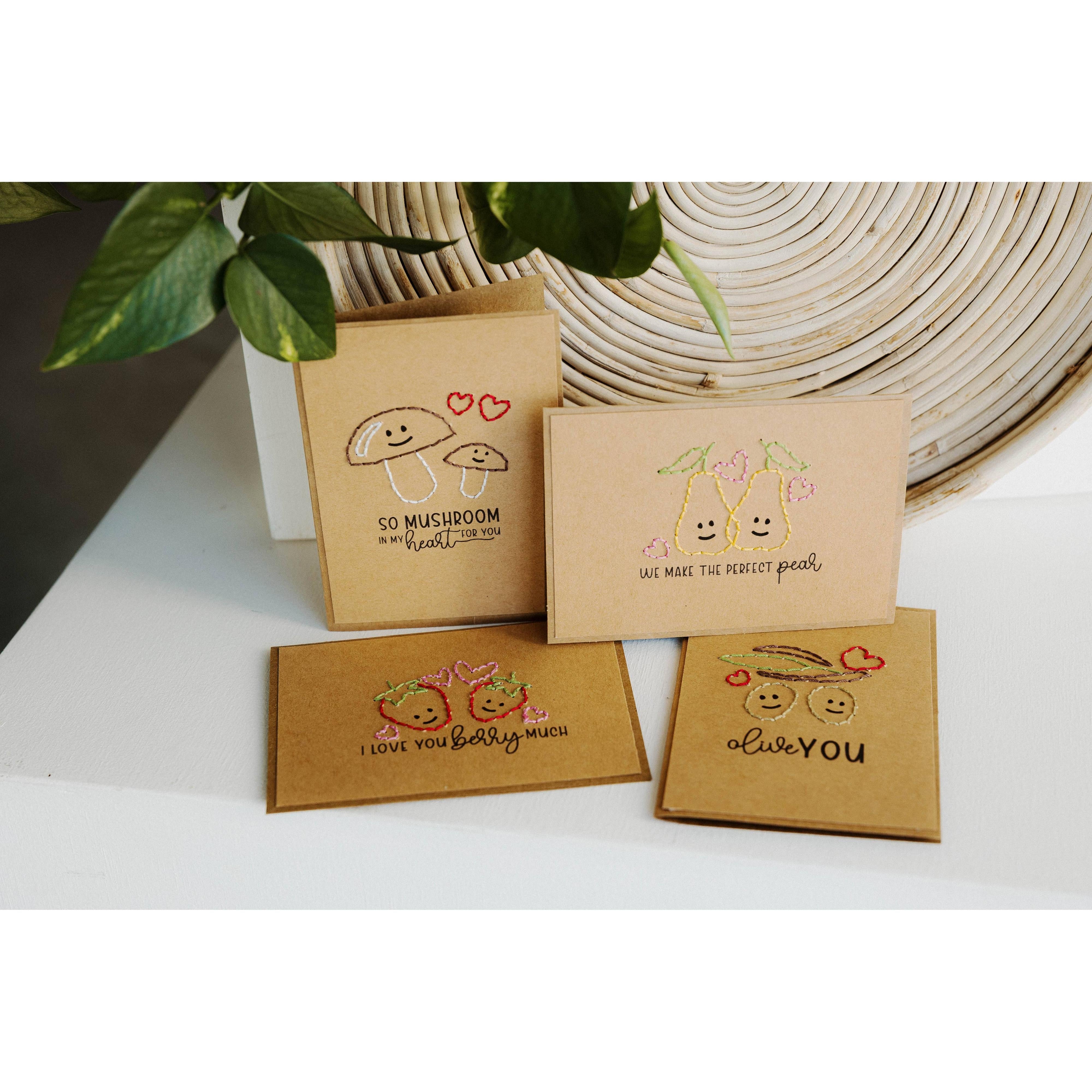 Love You Berry Much Greeting Cards- Assorted Designs- Sold Individually