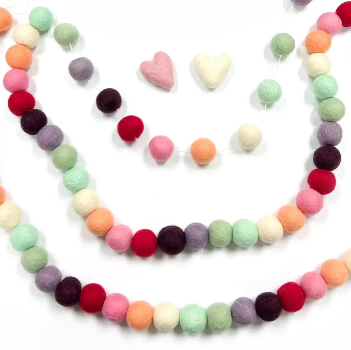 Macarons Eco Garlands/Ornaments: XL - 84 beads/25ft (1" beads)