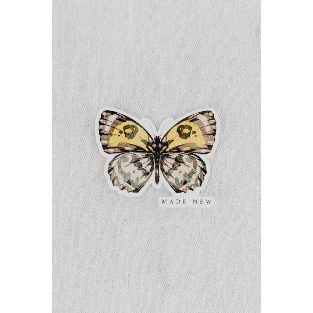 Made New Butterfly Sticker