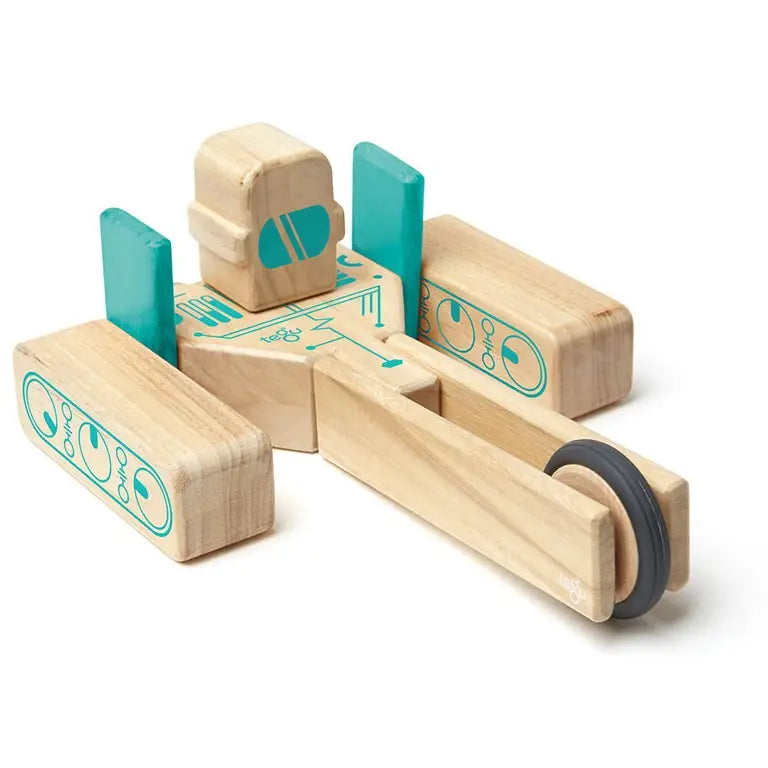 Magbot - Magnetic Wooden Block Set