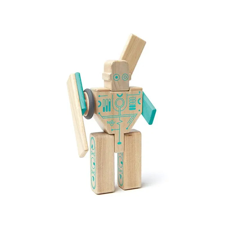 Magbot - Magnetic Wooden Block Set