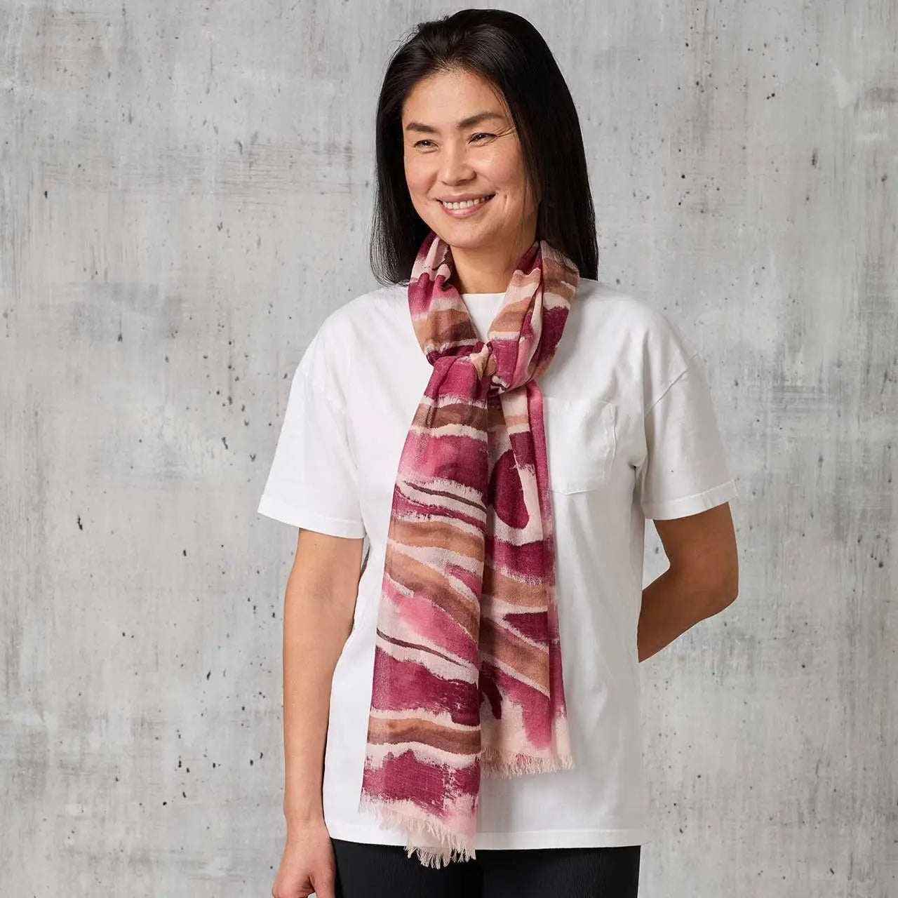 Meadow Hand-Painted Scarf- Assorted Colors