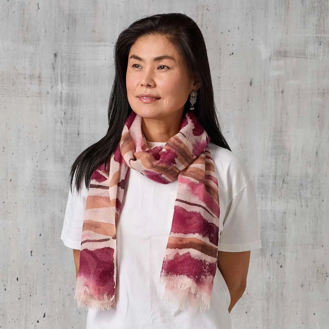 Meadow Hand-Painted Scarf- Assorted Colors