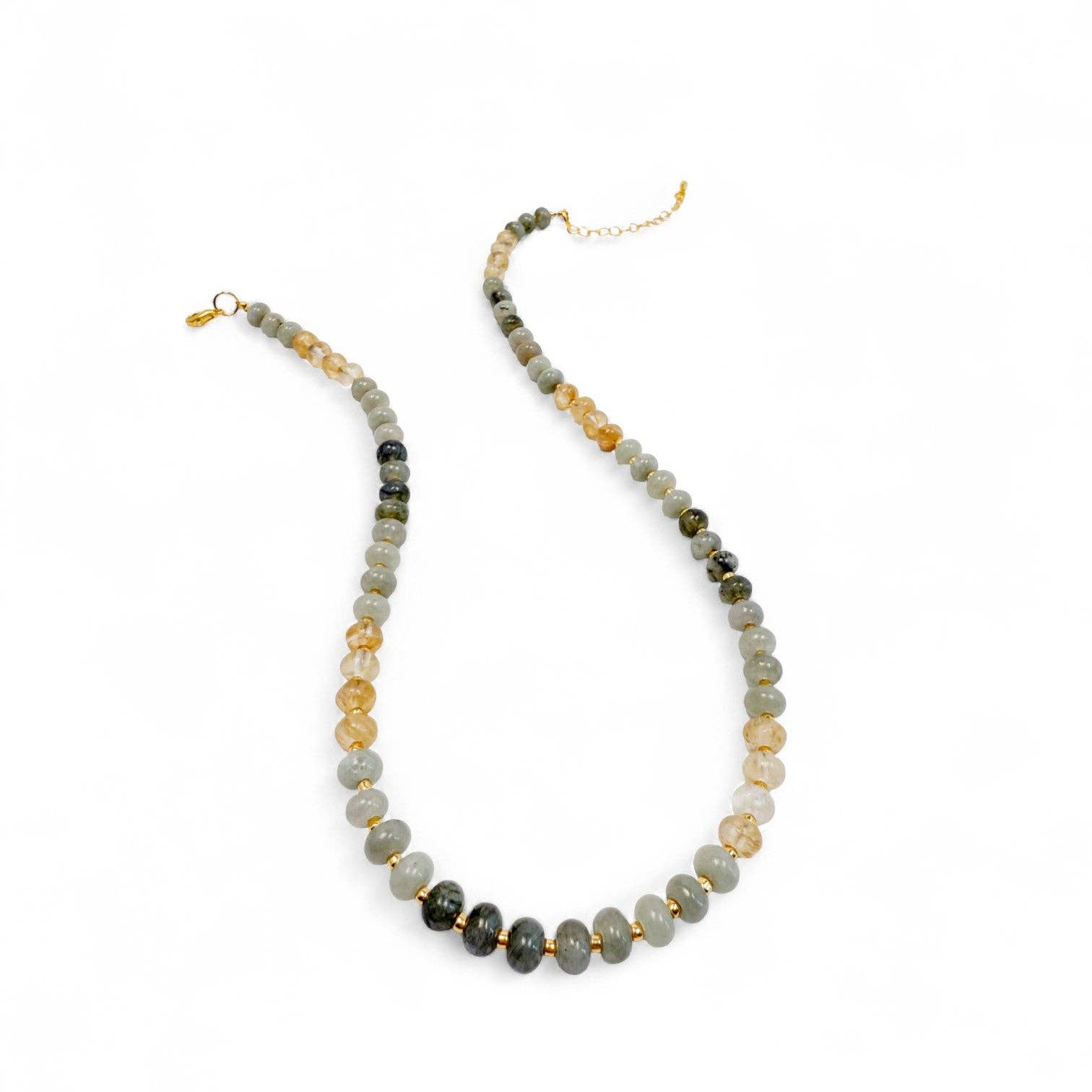 Meadow Mixed Gemstone Beaded Necklace