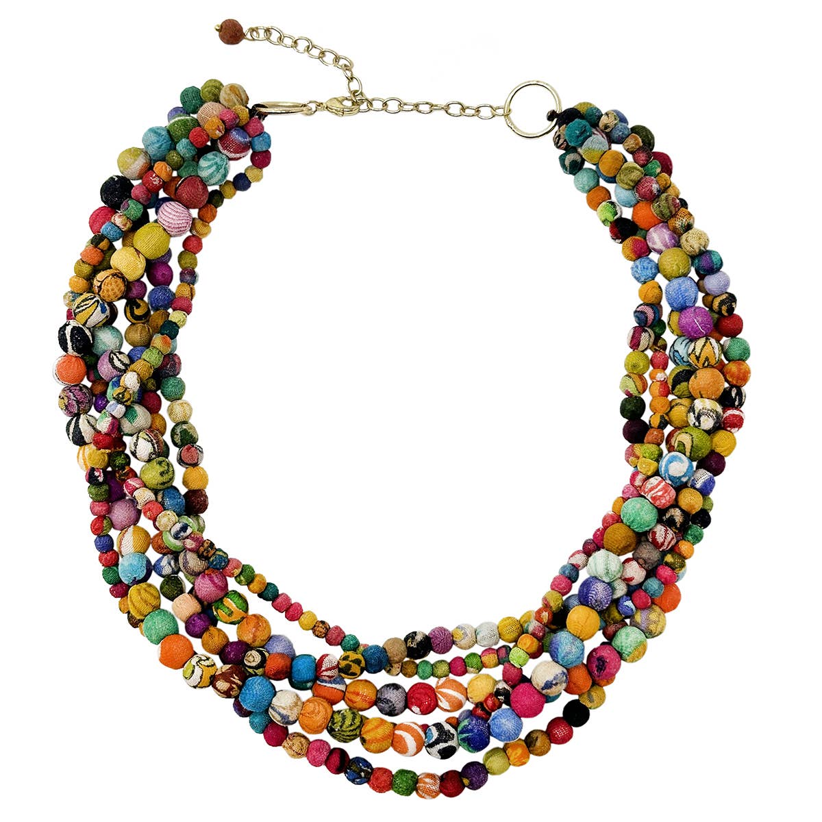 Meandering Kantha Necklace