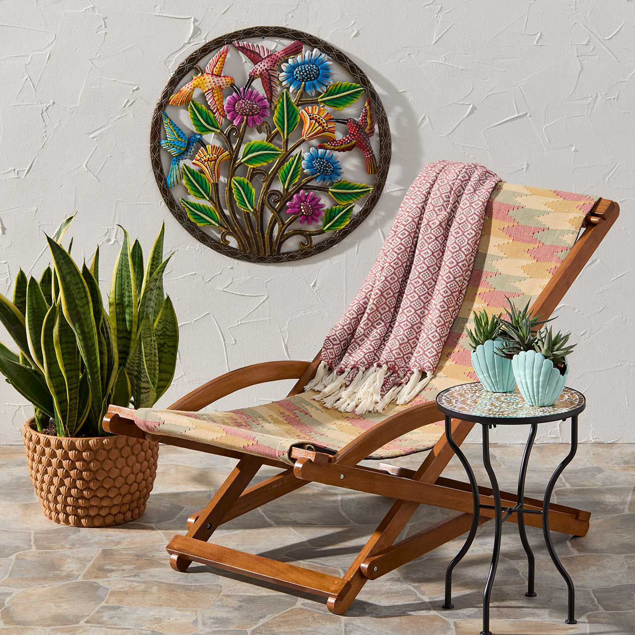 Medallion Mosaic Table- Assorted Colors (*Local Pickup/Local Delivery Only)