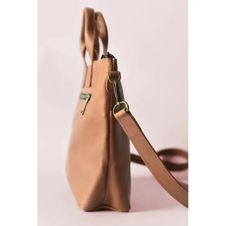 Medium Crossbody- Cognac