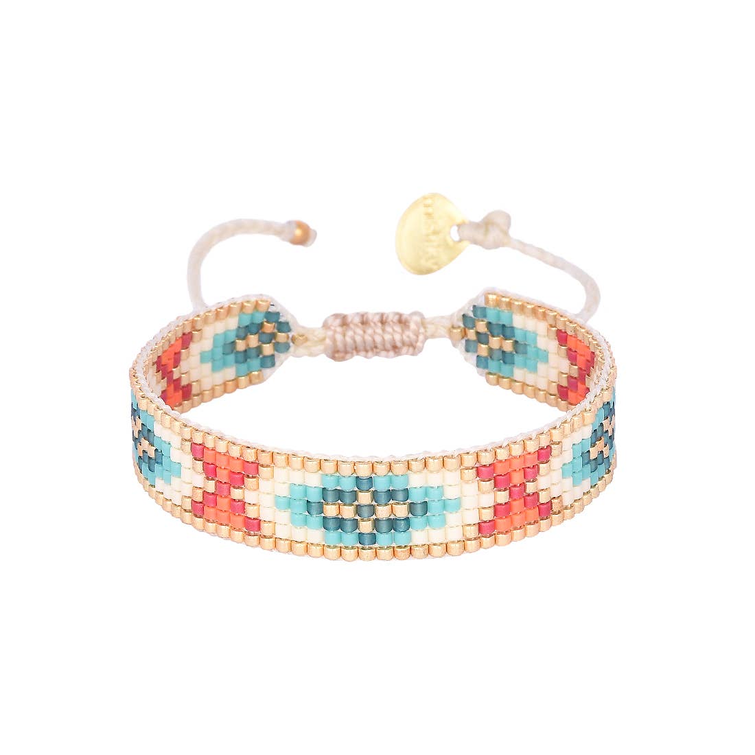 Medley Beaded Adjustable Bracelet Slim- Assorted Colors