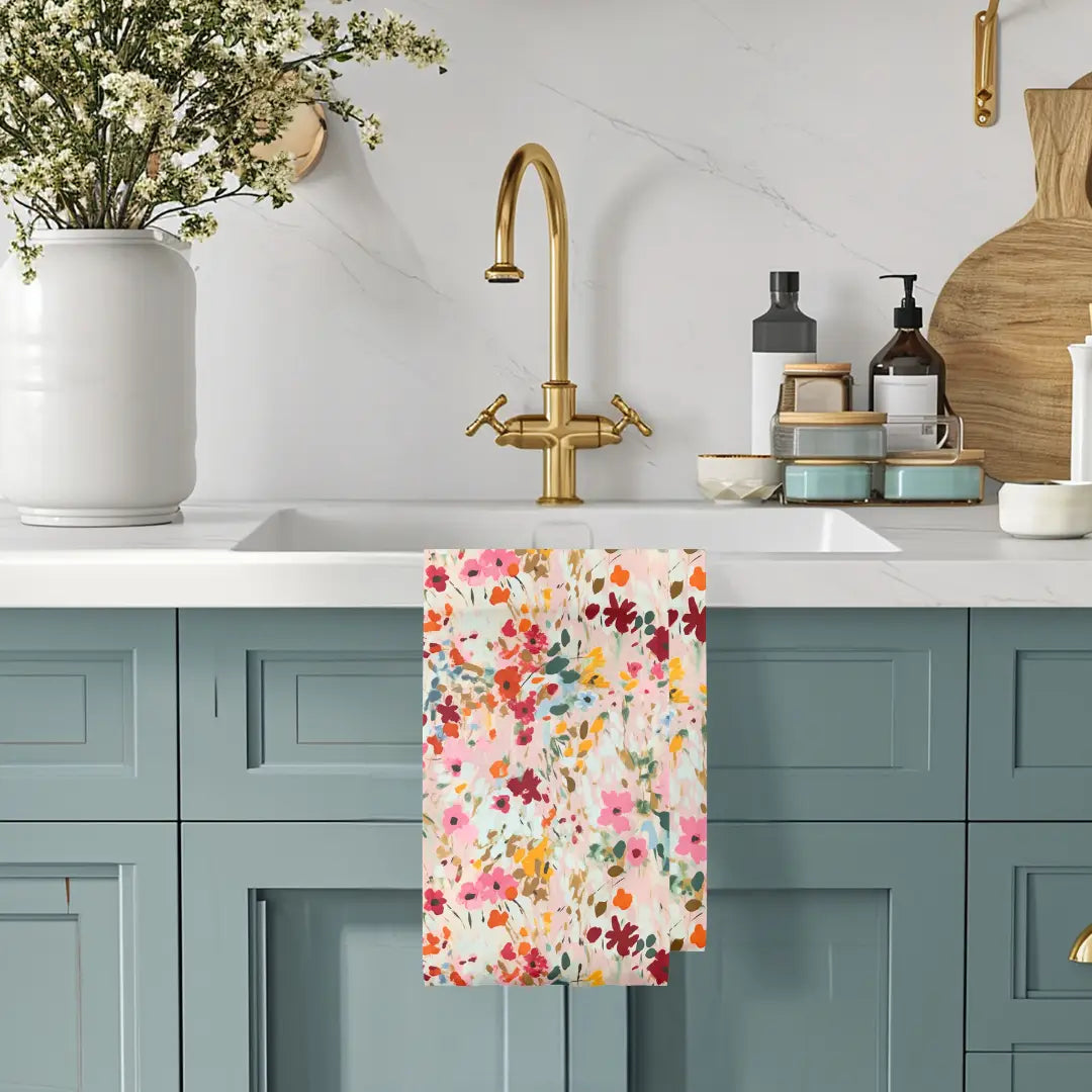 Microfiber Waffle Tea Towel- Assorted Patterns