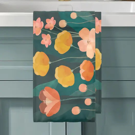 Microfiber Waffle Tea Towel- Assorted Patterns