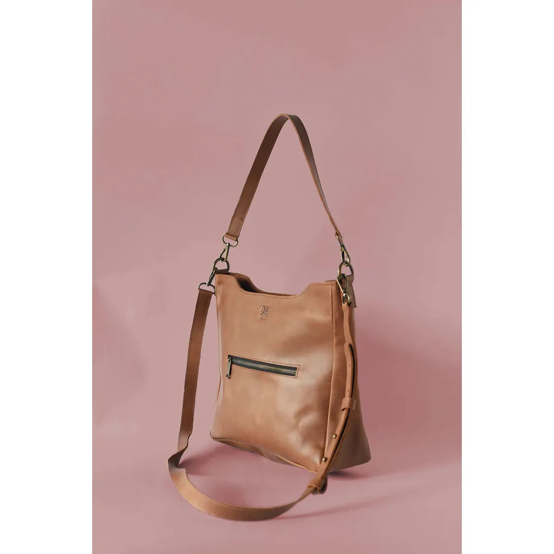 Midsized Crossbody- Cognac