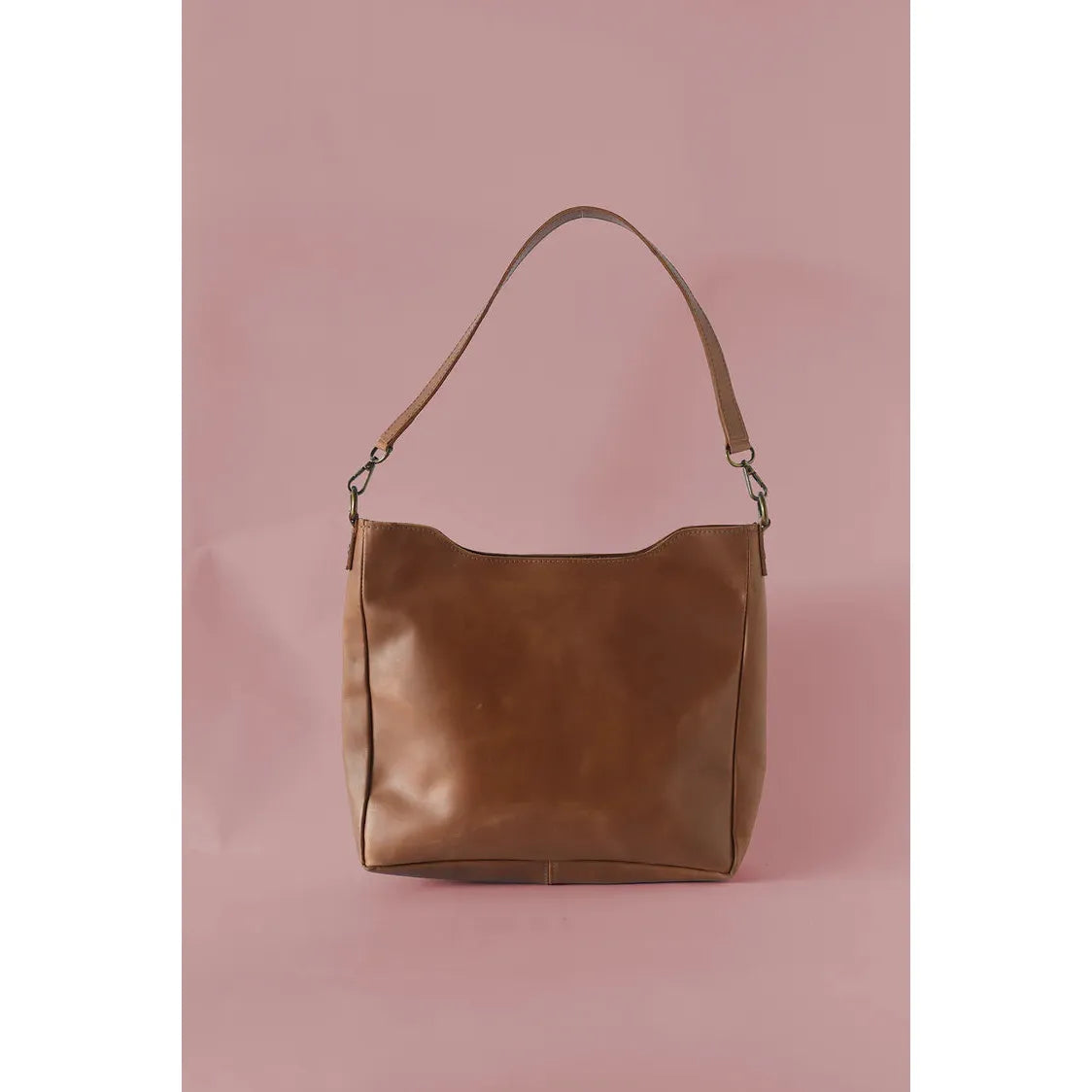 Midsized Crossbody- Cognac