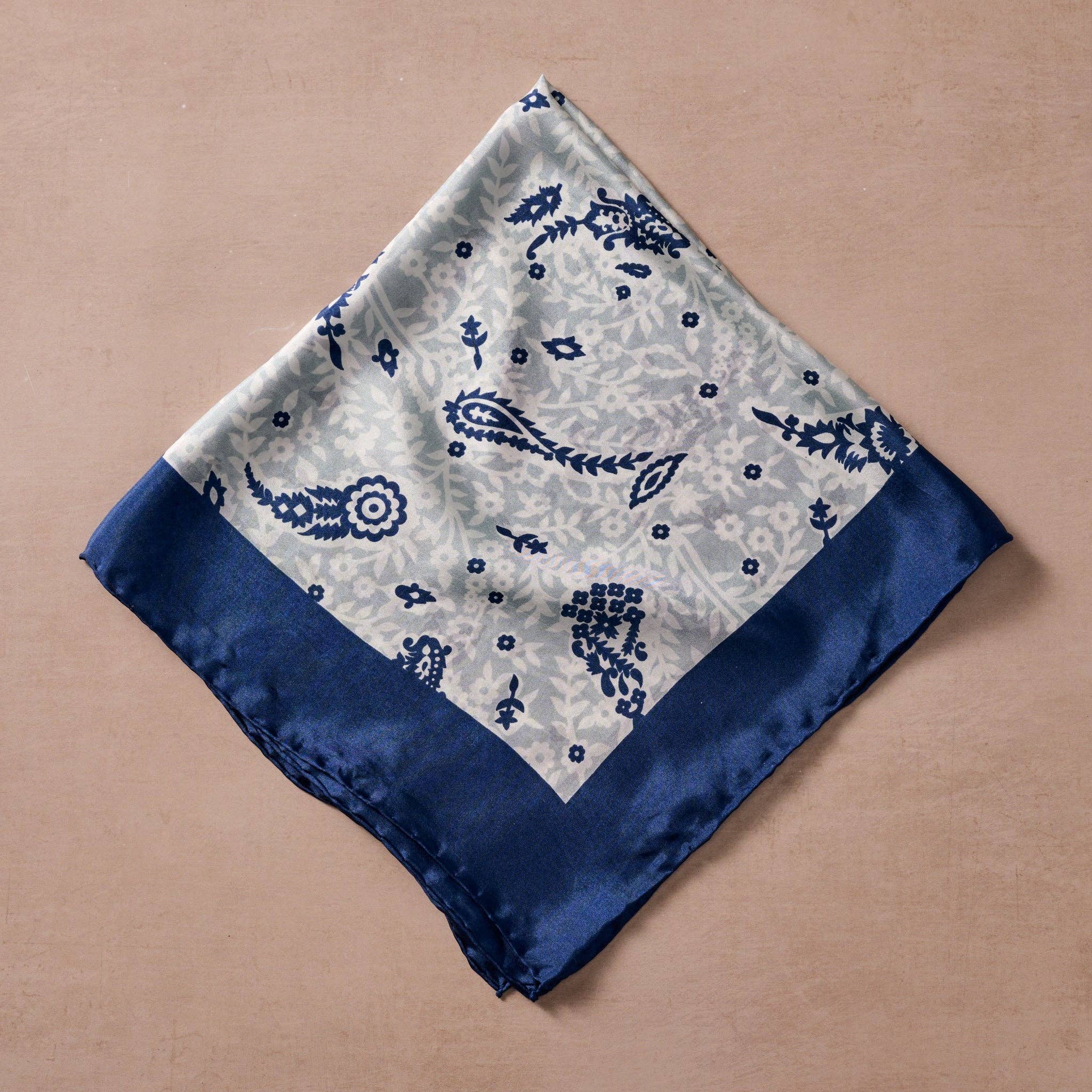 Milan Paisley Silk Scarf