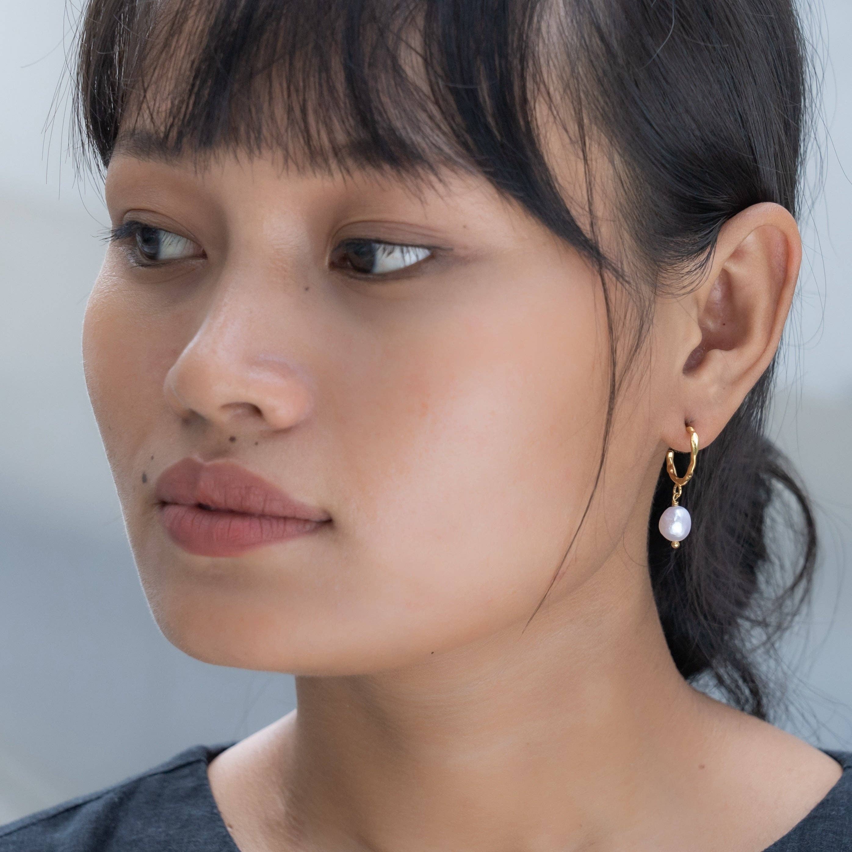 Milk and Honey Hoop Earrings