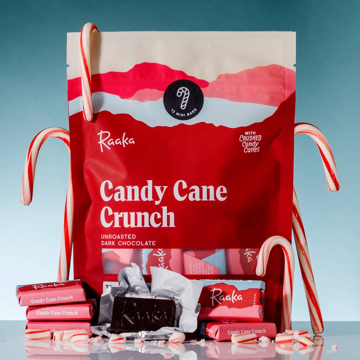 Mini Candy Cane Crunch Bag- 12 Count