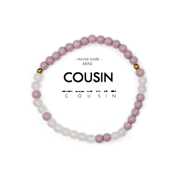 Mini Morse Code Bracelet | COUSIN- Assorted Colors