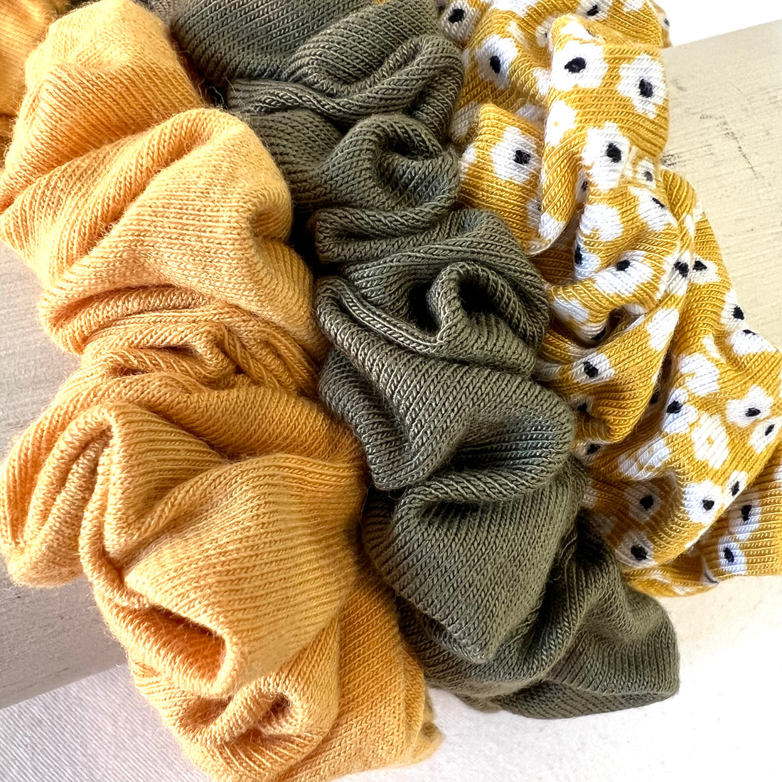 Mini Scrunchie Set- Assorted Colors/Patterns