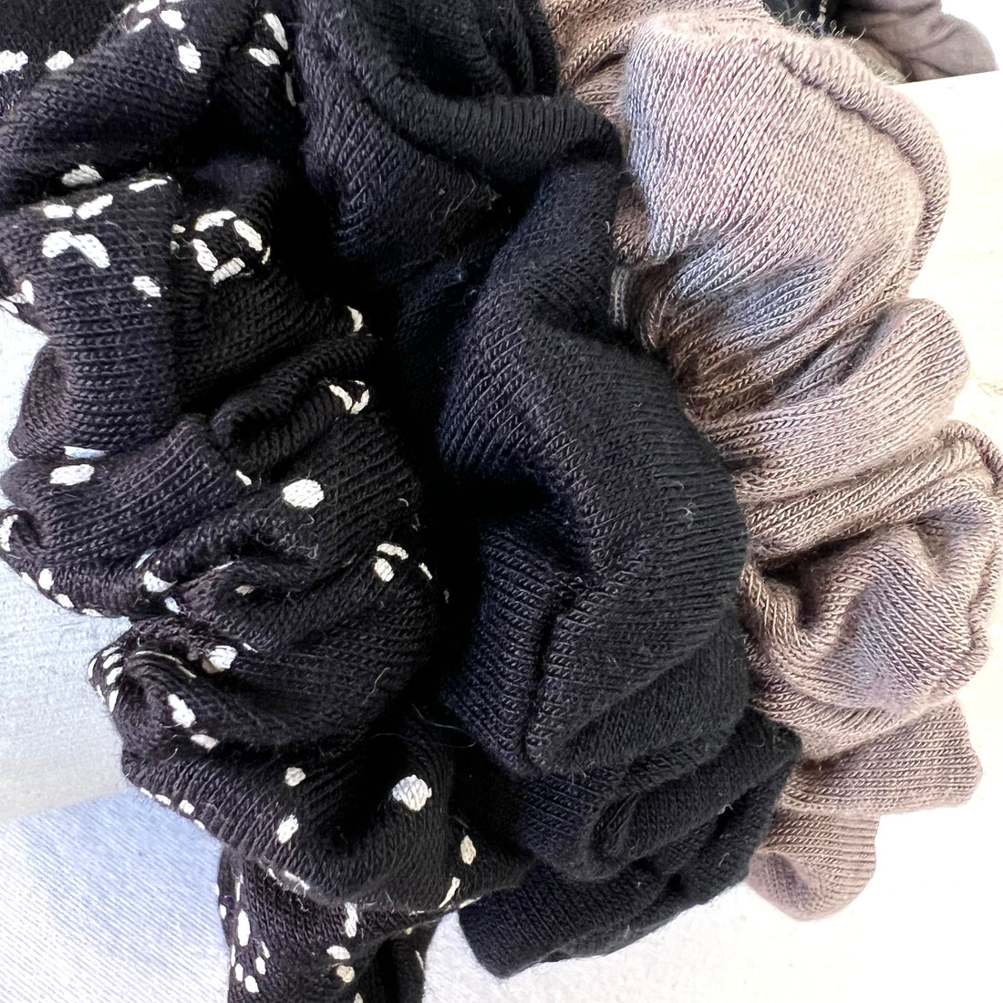 Mini Scrunchie Set- Assorted Colors/Patterns