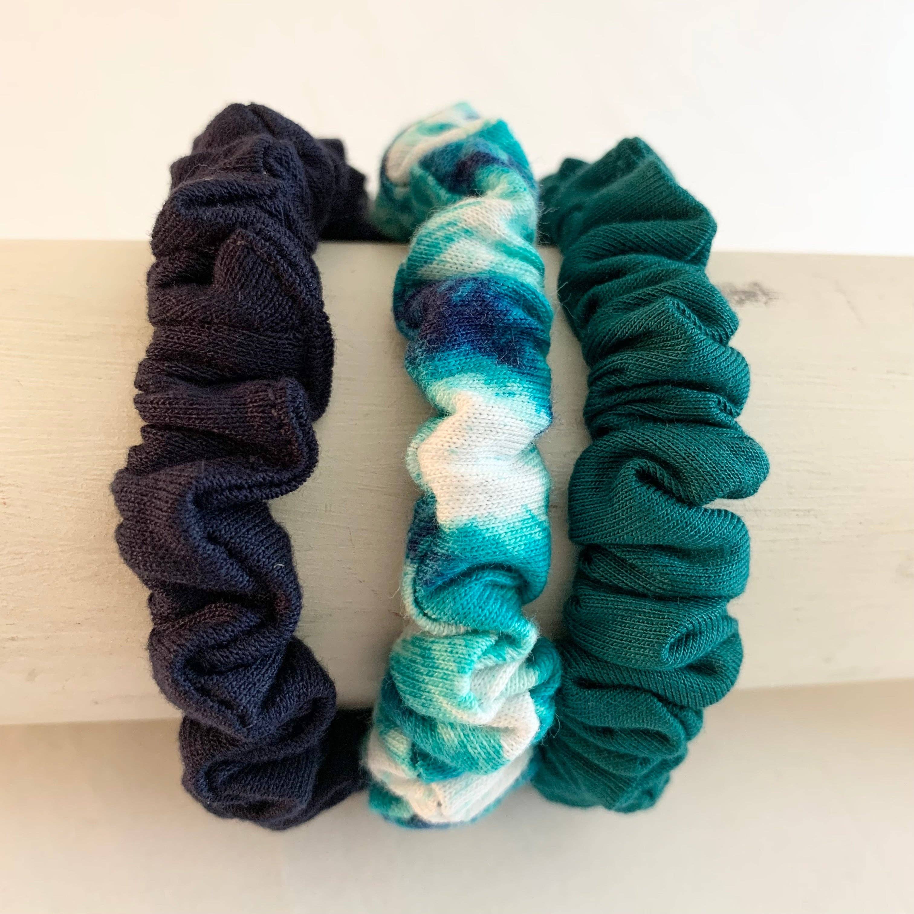 Mini Scrunchie Set- Assorted Colors/Patterns