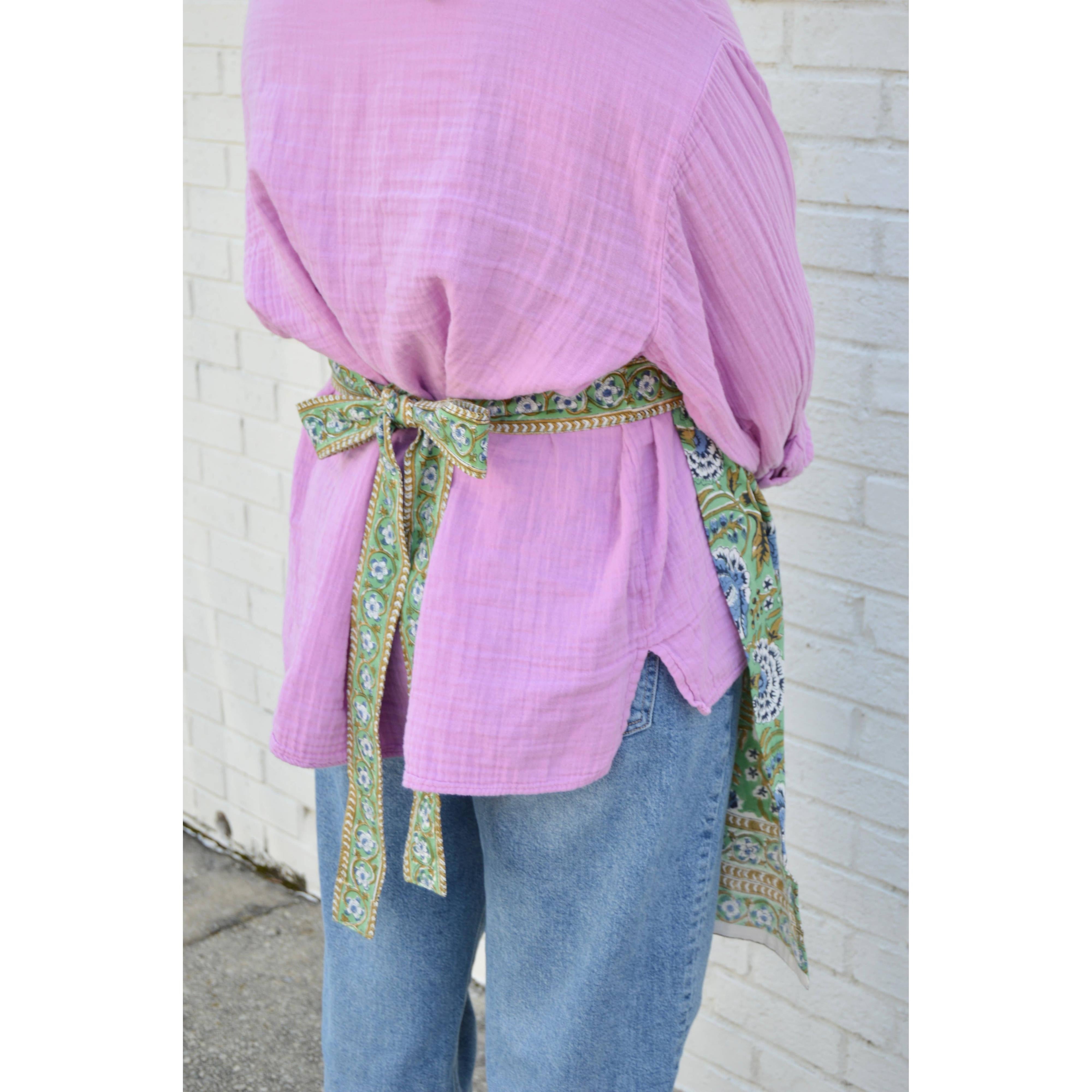 Minted Motif Apron