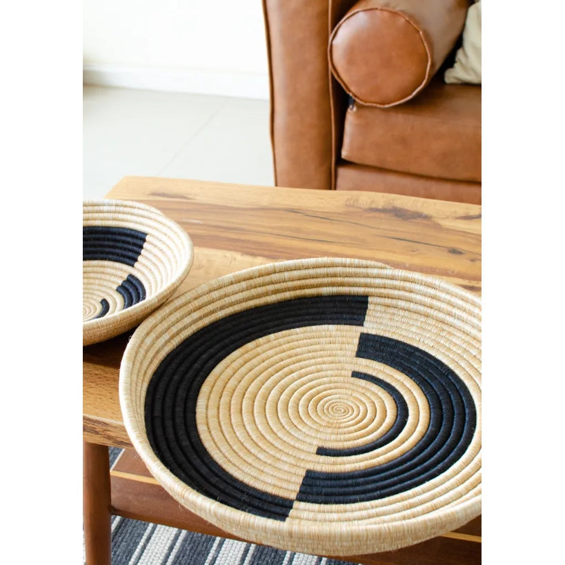 Modern Neutral Woven Bowl- Trio Tea- Assorted Sizes-(*Grand Tray- Local Pickup/Local Delivery Only)