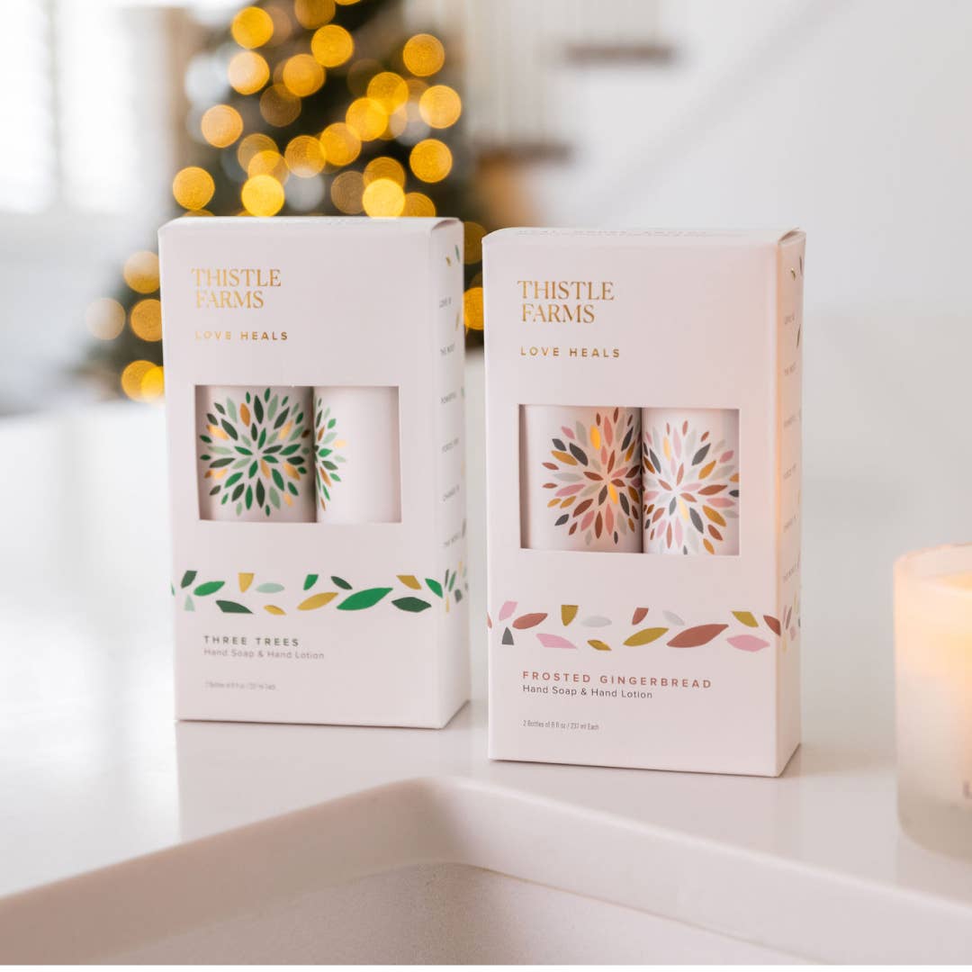 Moisturizing Hand Soap and Lotion Set - Frosted Gingerbread