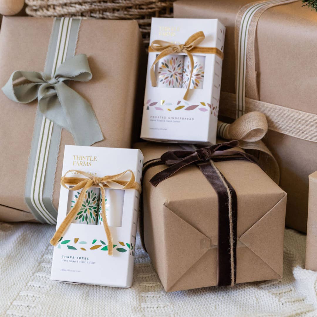 Moisturizing Hand Soap and Lotion Set - Frosted Gingerbread