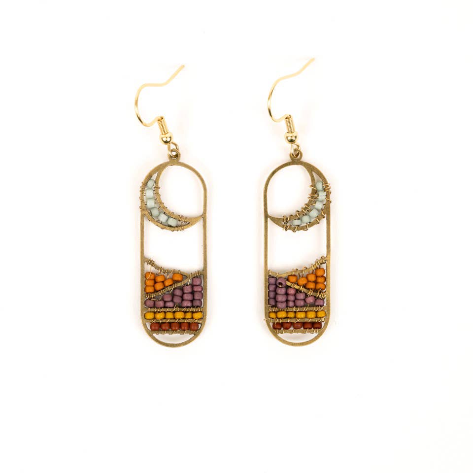Moonview Earrings- Assorted Colors- Sold Individually