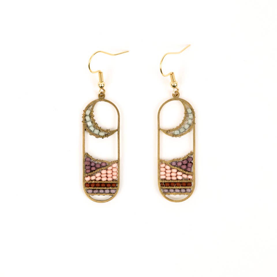 Moonview Earrings- Assorted Colors- Sold Individually