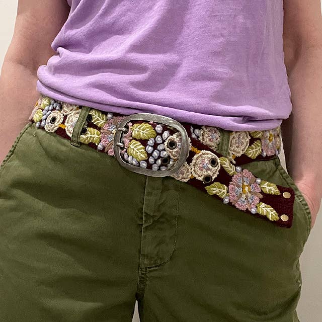 Morning Glory Wool Belt- Assorted Sizes