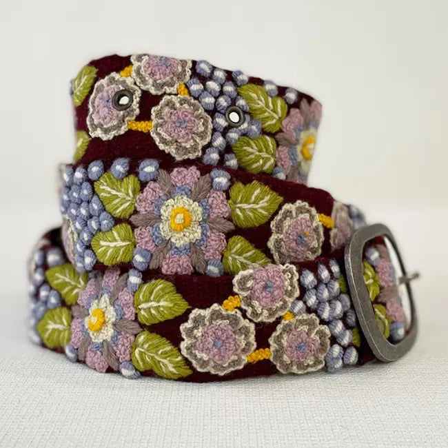 Morning Glory Wool Belt- Assorted Sizes