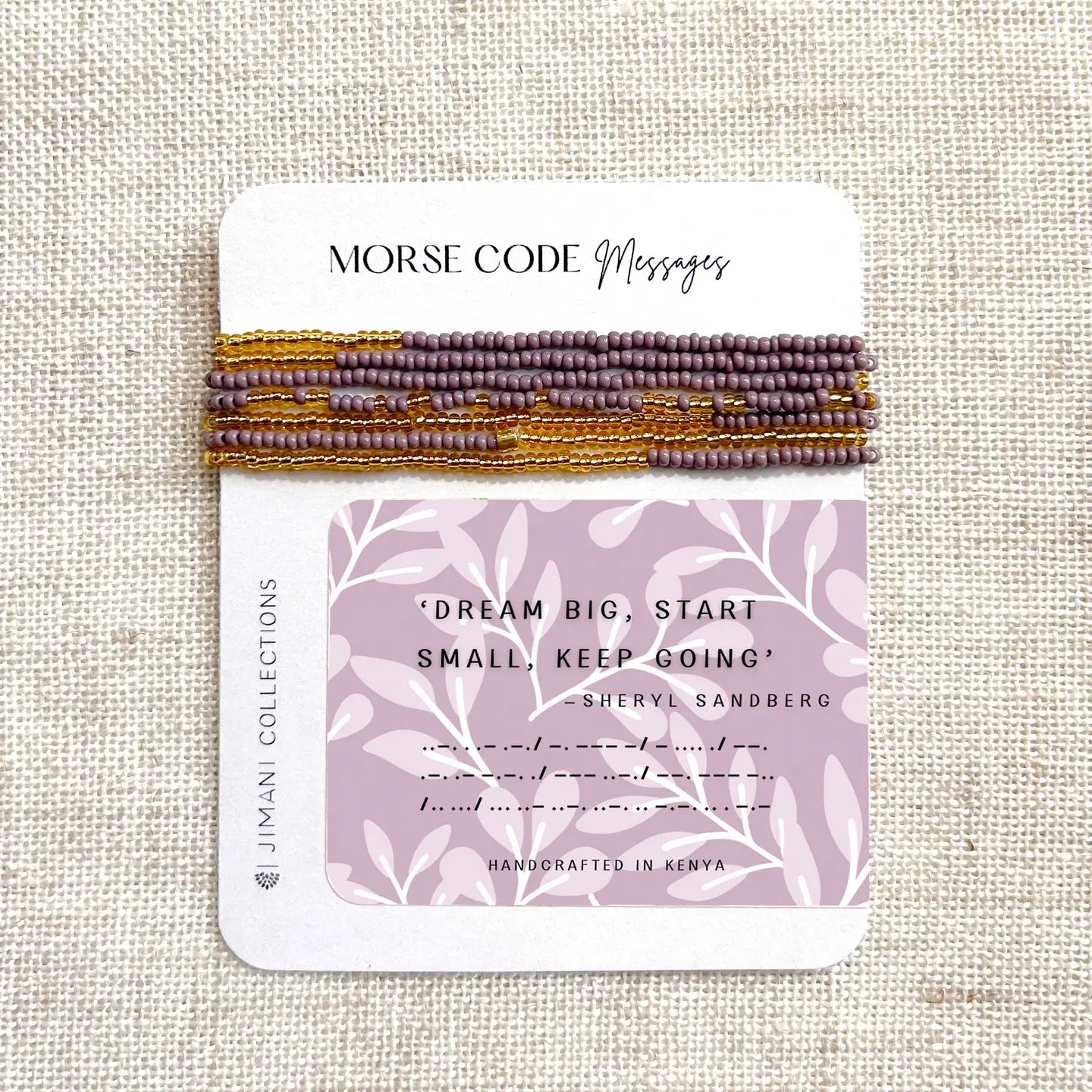 Morse Code Bracelet- Assorted Messages/Assorted Sizes- Sold Individually