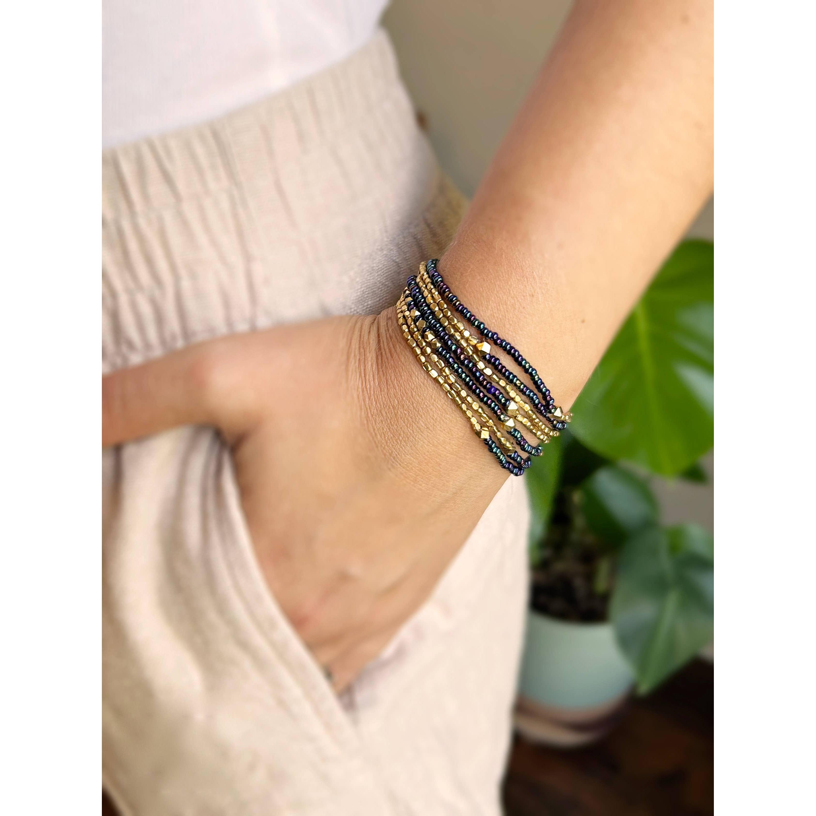 Morse Code Bracelet- Assorted Messages/Assorted Sizes- Sold Individually