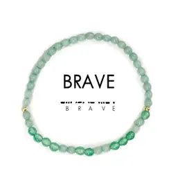 Morse Code Bracelet | Brave- Assorted Colors