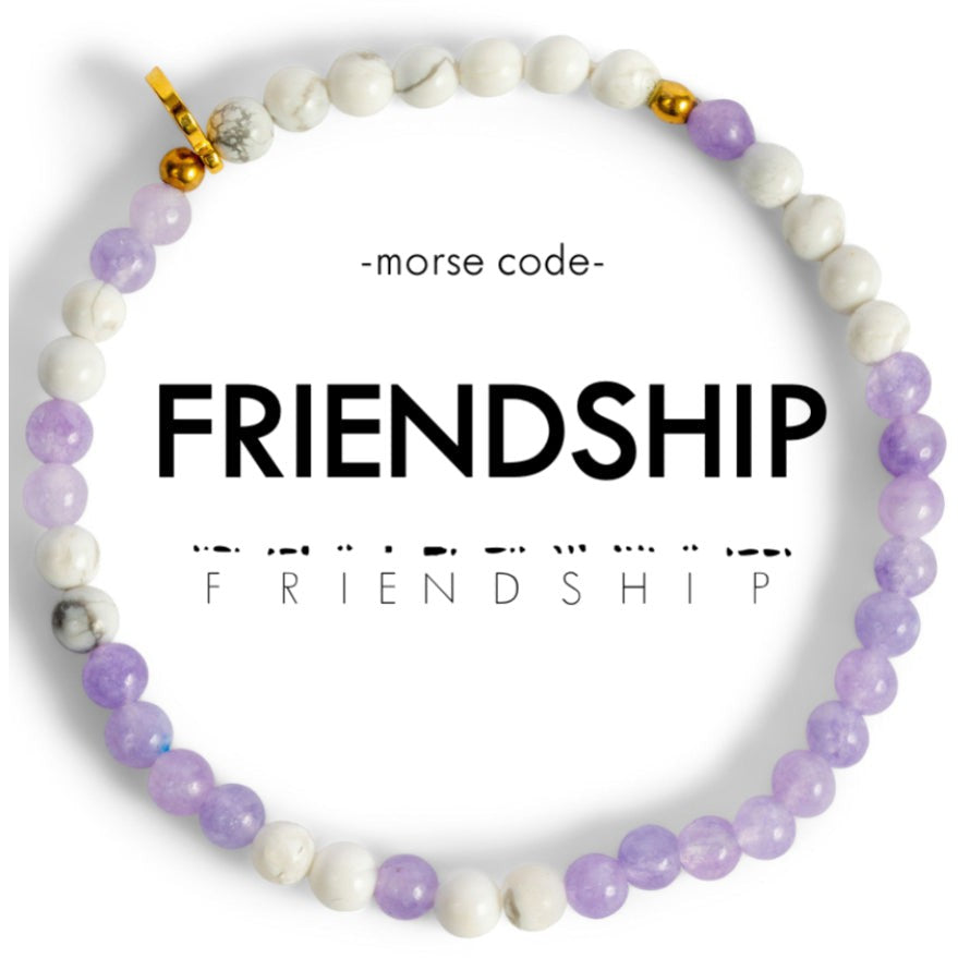 Morse Code Bracelet | Friendship- Assorted Colors