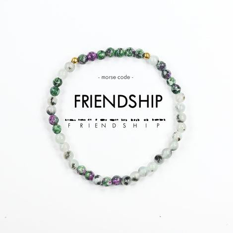 Morse Code Bracelet | Friendship- Assorted Colors