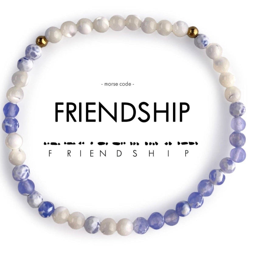 Morse Code Bracelet | Friendship- Assorted Colors