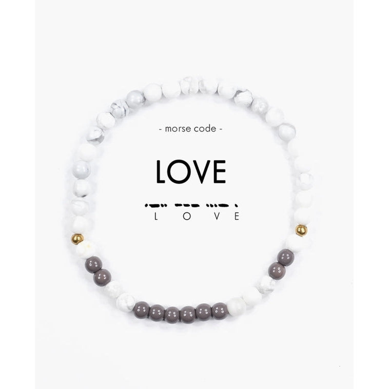 Morse Code Bracelet | Love- Assorted Colors