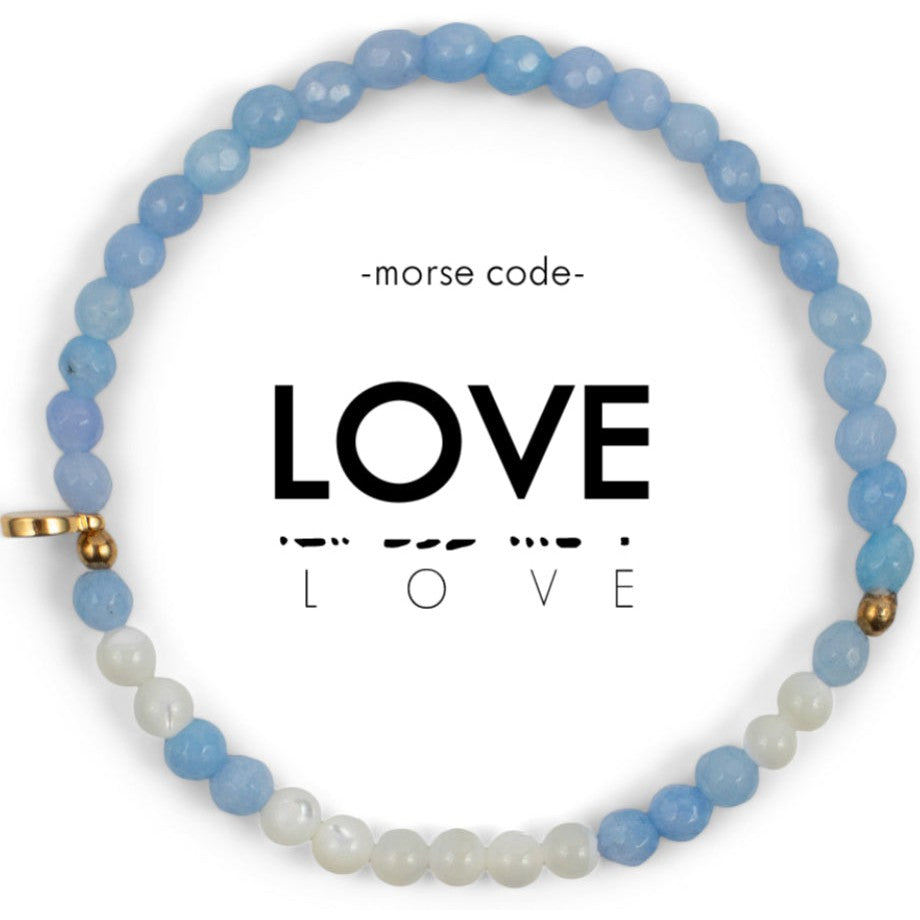 Morse Code Bracelet | Love- Assorted Colors