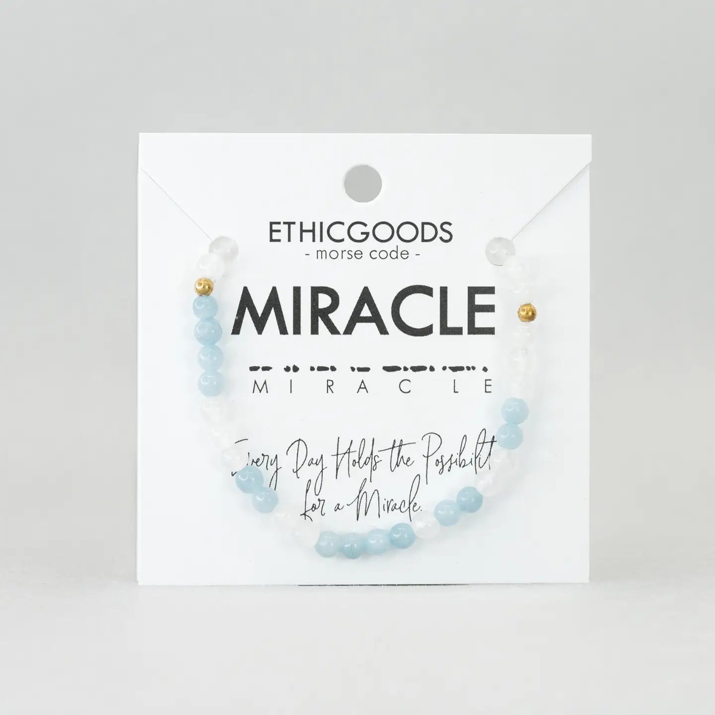 Morse Code Bracelet | Miracle- Assorted Colors