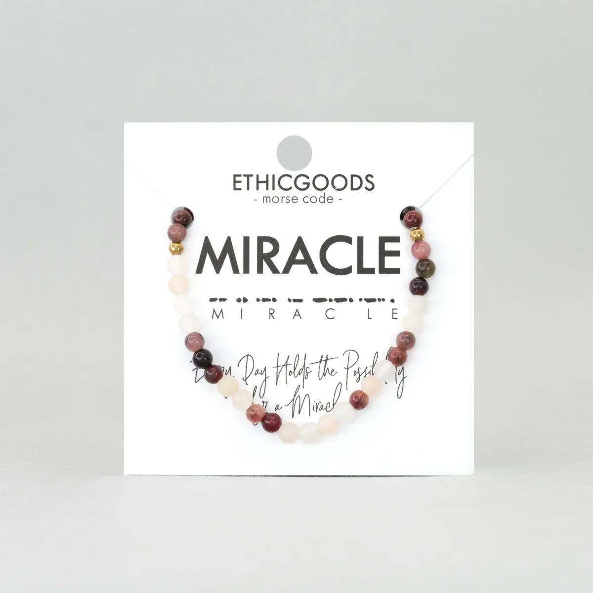 Morse Code Bracelet | Miracle- Assorted Colors